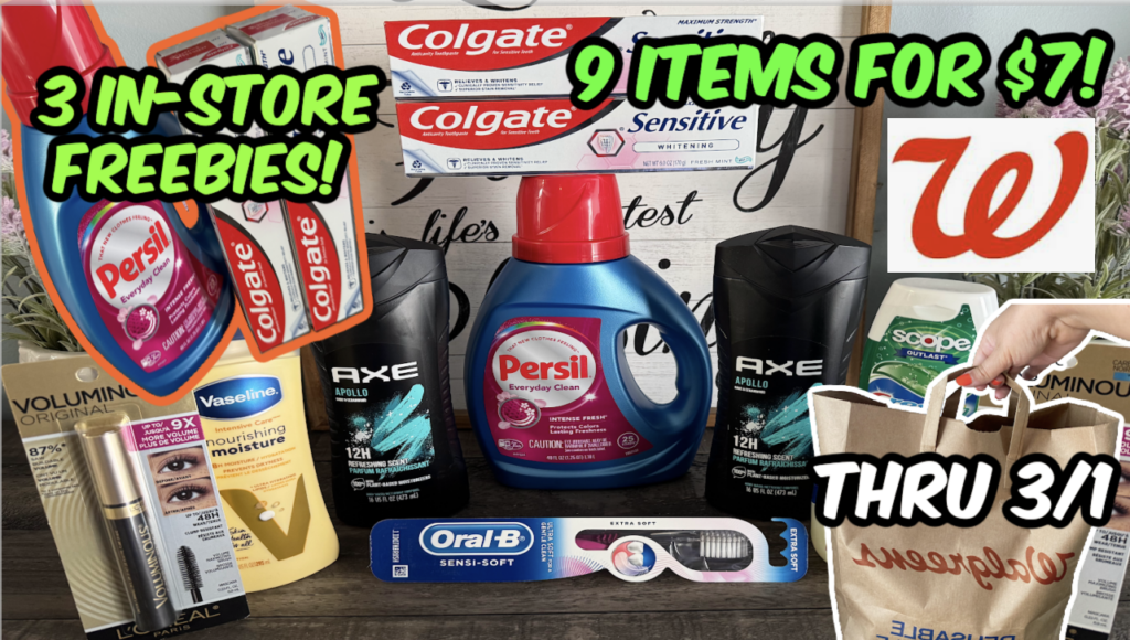 WALGREENS HAUL DEALS VALID THRU 3 1 Savvy Coupon Shopper